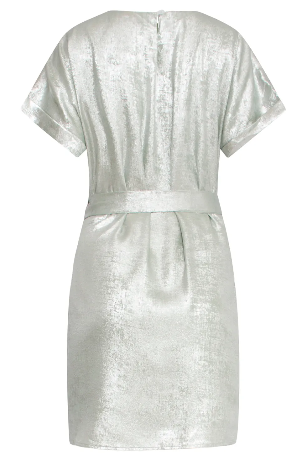 25111 Licht Metallic Zomerjurk | Soft Green