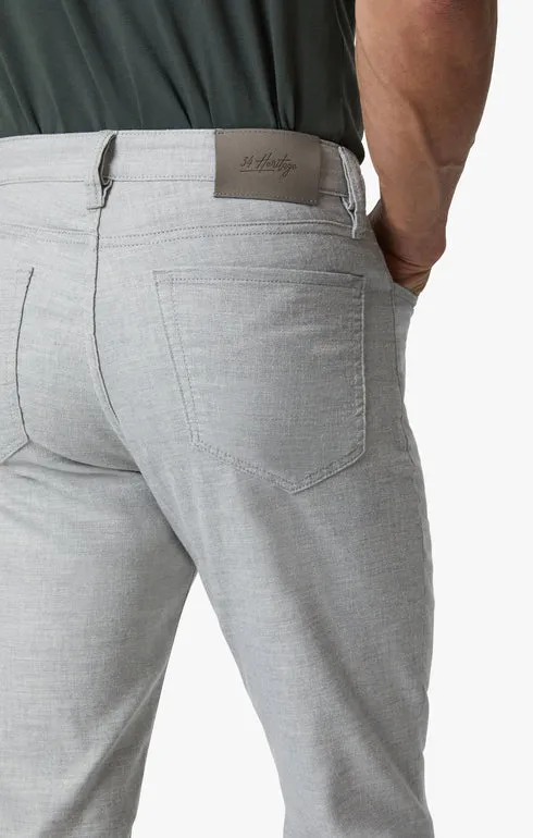 34 Heritage Charisma Relaxed Straight Leg Pants In Light Grey Hemp