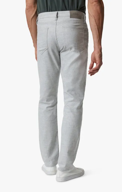 34 Heritage Charisma Relaxed Straight Leg Pants In Light Grey Hemp
