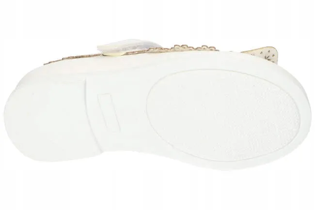 AC Girls' White Flats | 327/22-W