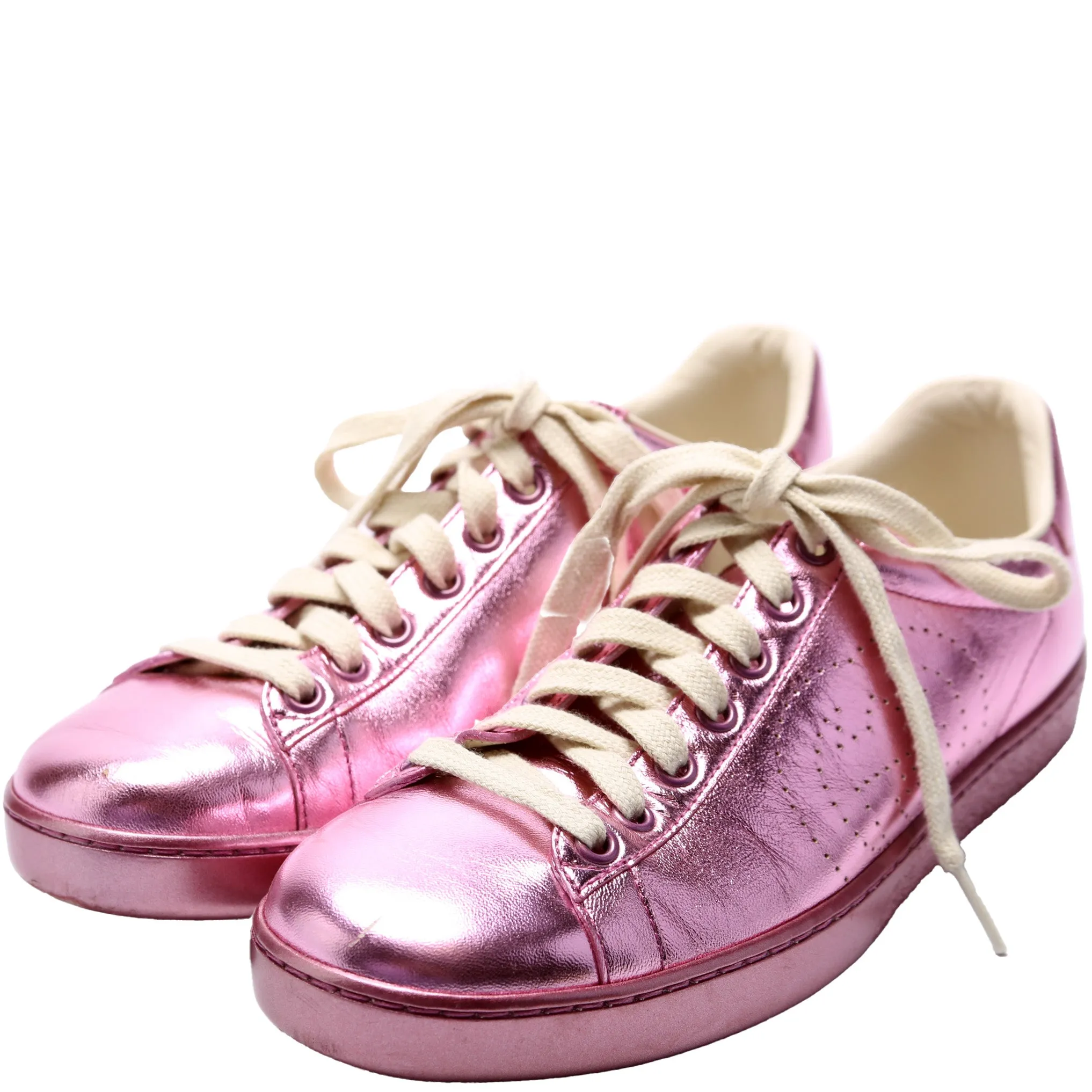 Ace Web Leather Sneakers Size 37.5