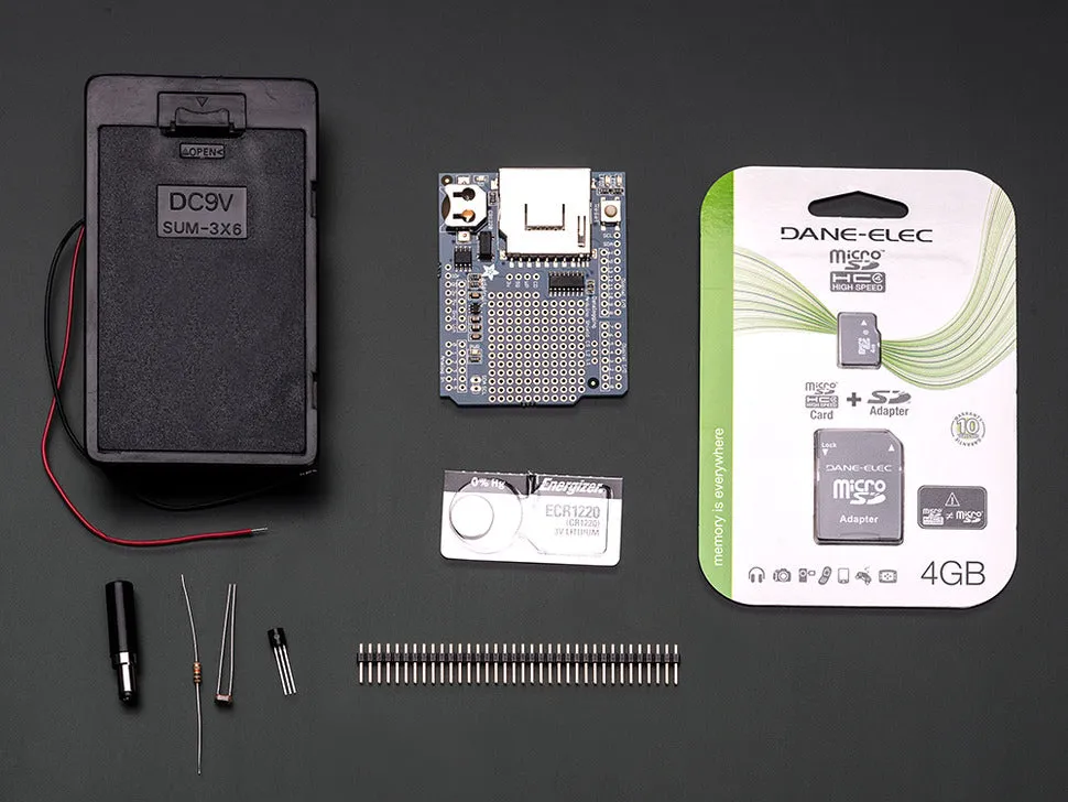 Adafruit Light and Temperature Data-Logger Pack