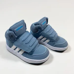 Adidas light blue Hoops basketball sneakers 24