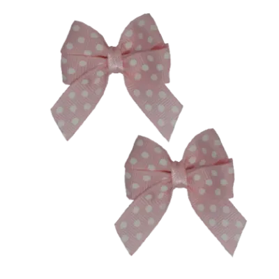 Amore Hair Bow - Pink Spot