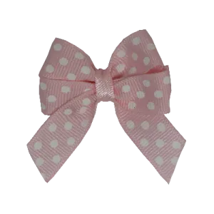 Amore Hair Bow - Pink Spot