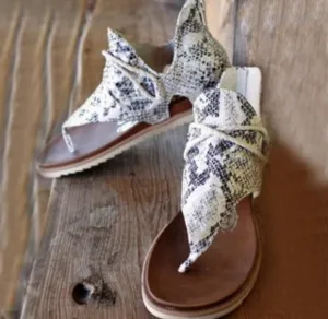 Animal Print Sandals