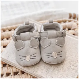 Baby Shoes | Mouse (Light Grey)