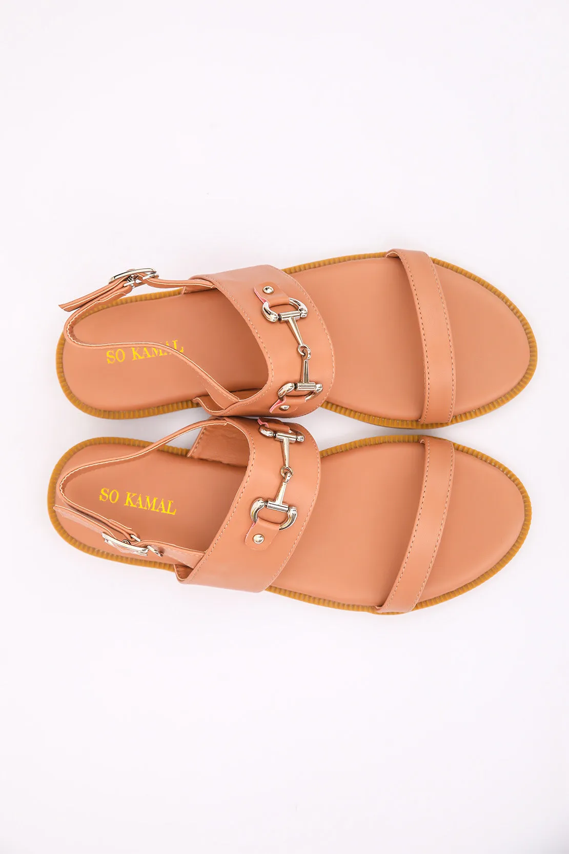 Basic Double Strapped Sandals - Pink