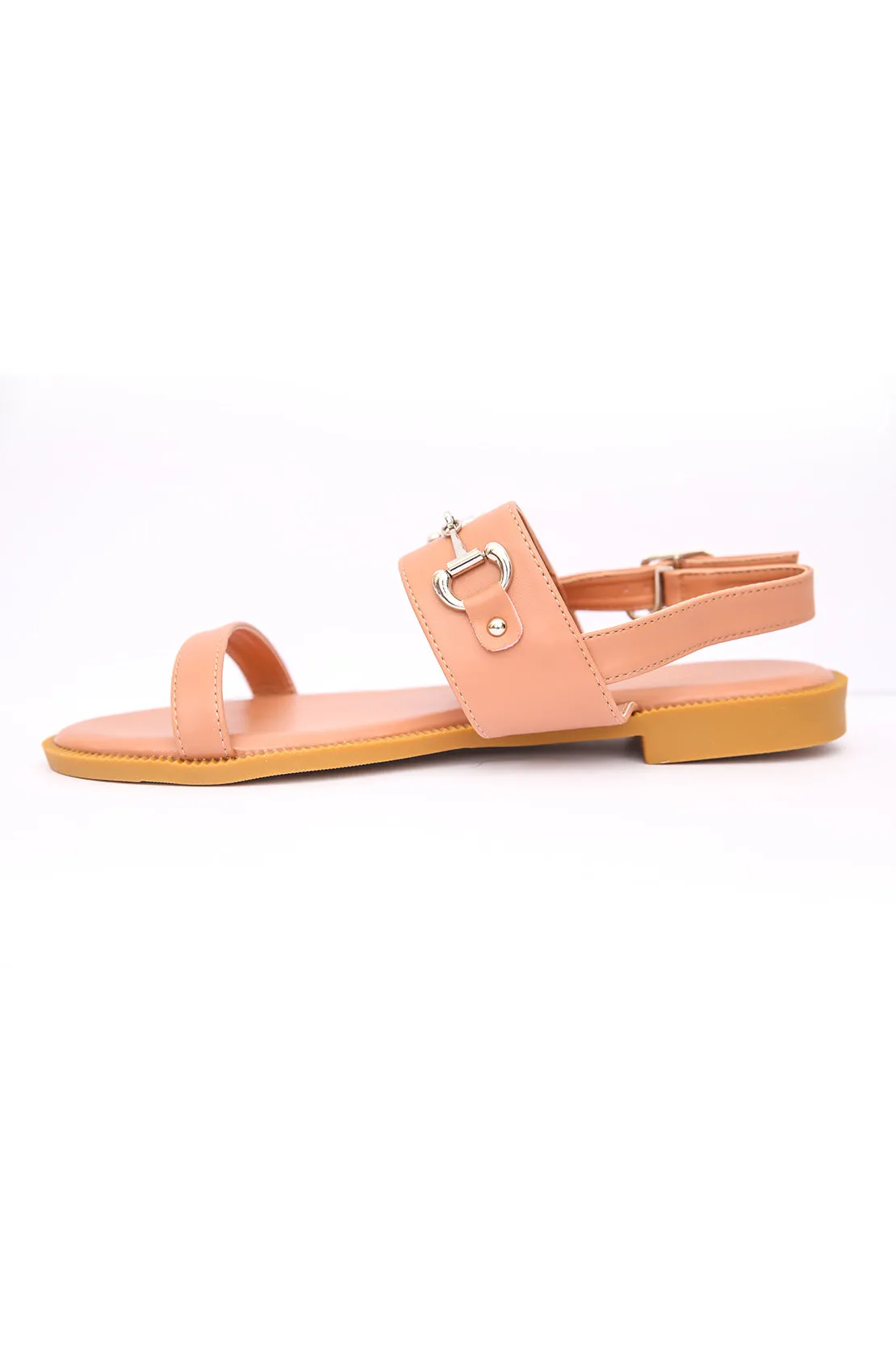 Basic Double Strapped Sandals - Pink