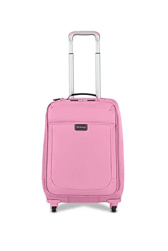 Biaggi Leggero 22" Foldable Spinner Carry On, Pink