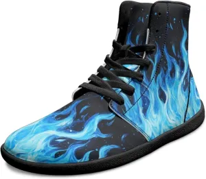 Binienty Women Men High Top Minimalist Barefoot Shoes Zero Drop Sole Outdoor Ankle Boot Shoes