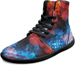 Binienty Women Men High Top Minimalist Barefoot Shoes Zero Drop Sole Outdoor Ankle Boot Shoes