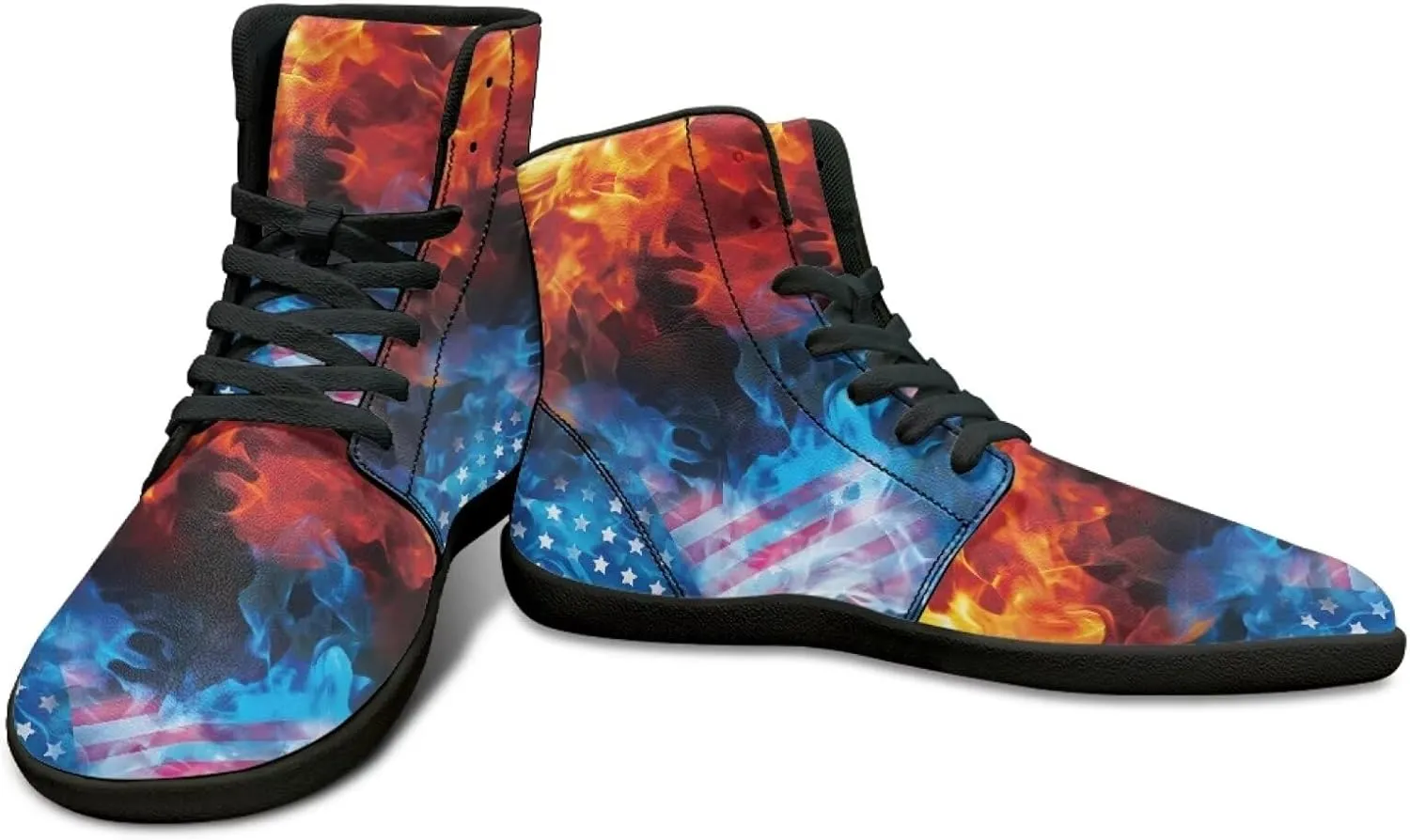 Binienty Women Men High Top Minimalist Barefoot Shoes Zero Drop Sole Outdoor Ankle Boot Shoes