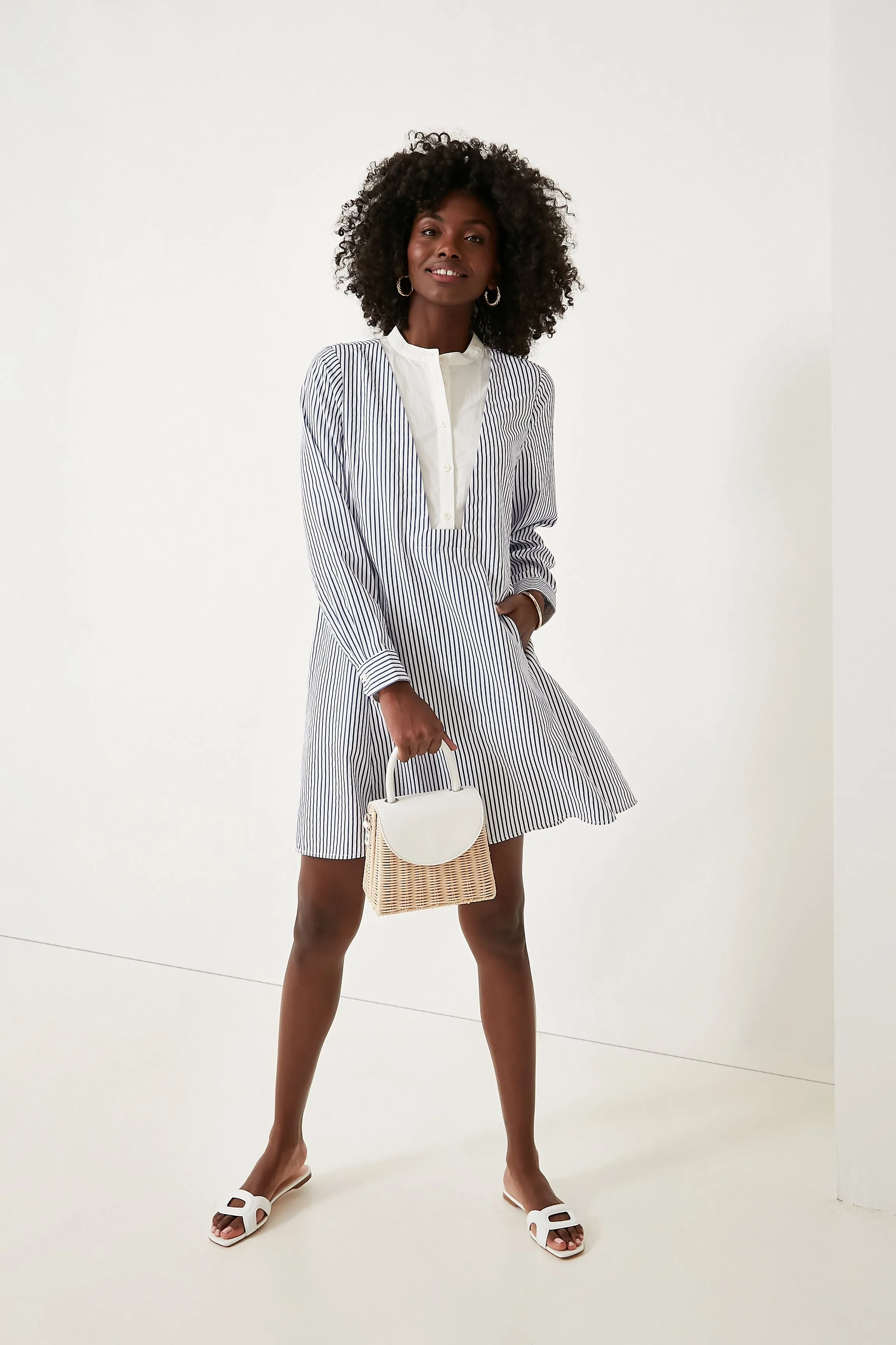 Blue Striped Lottie Dress