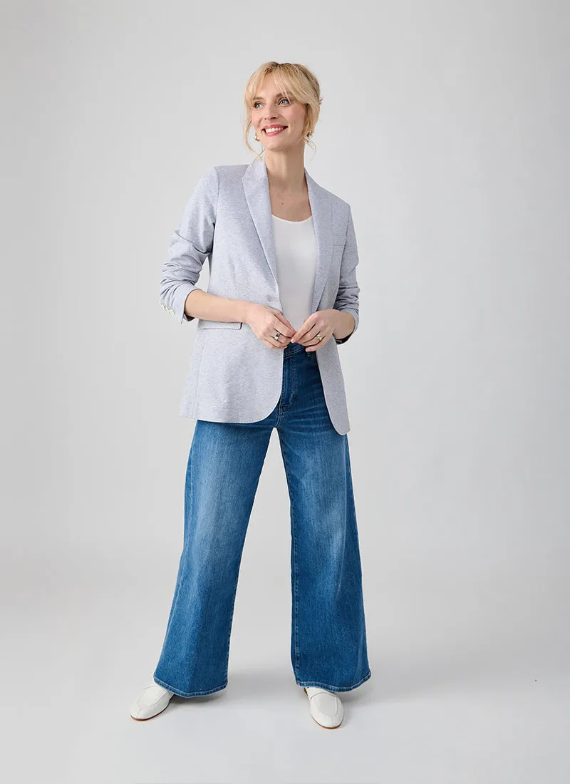 Boyfriend 1 Button Long Blazer