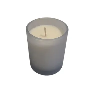 Candle - Glass Jar Mini Light Blue with Essential Oil - Light Floral Scent