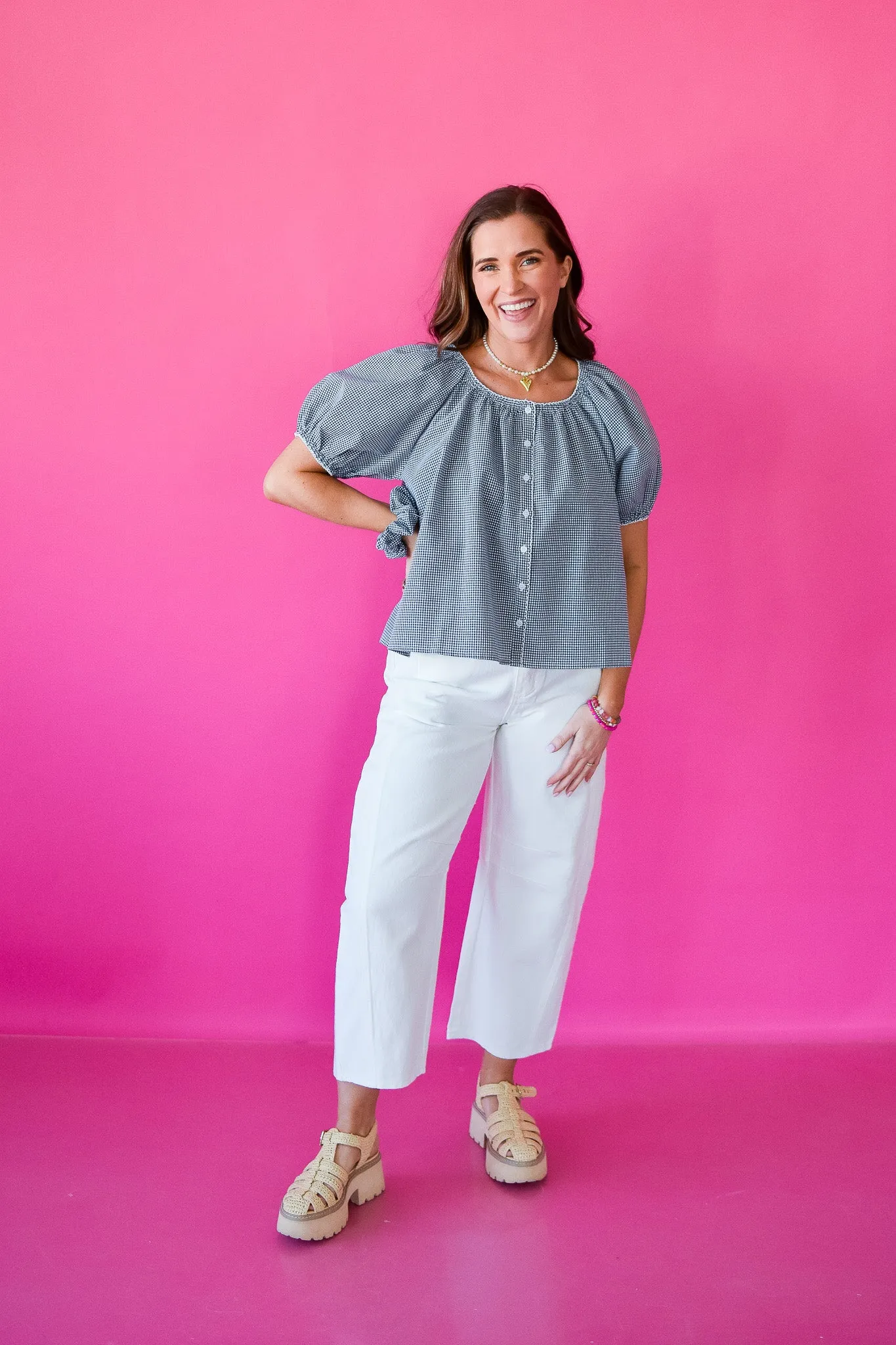 Chandler Barrel Jeans in White