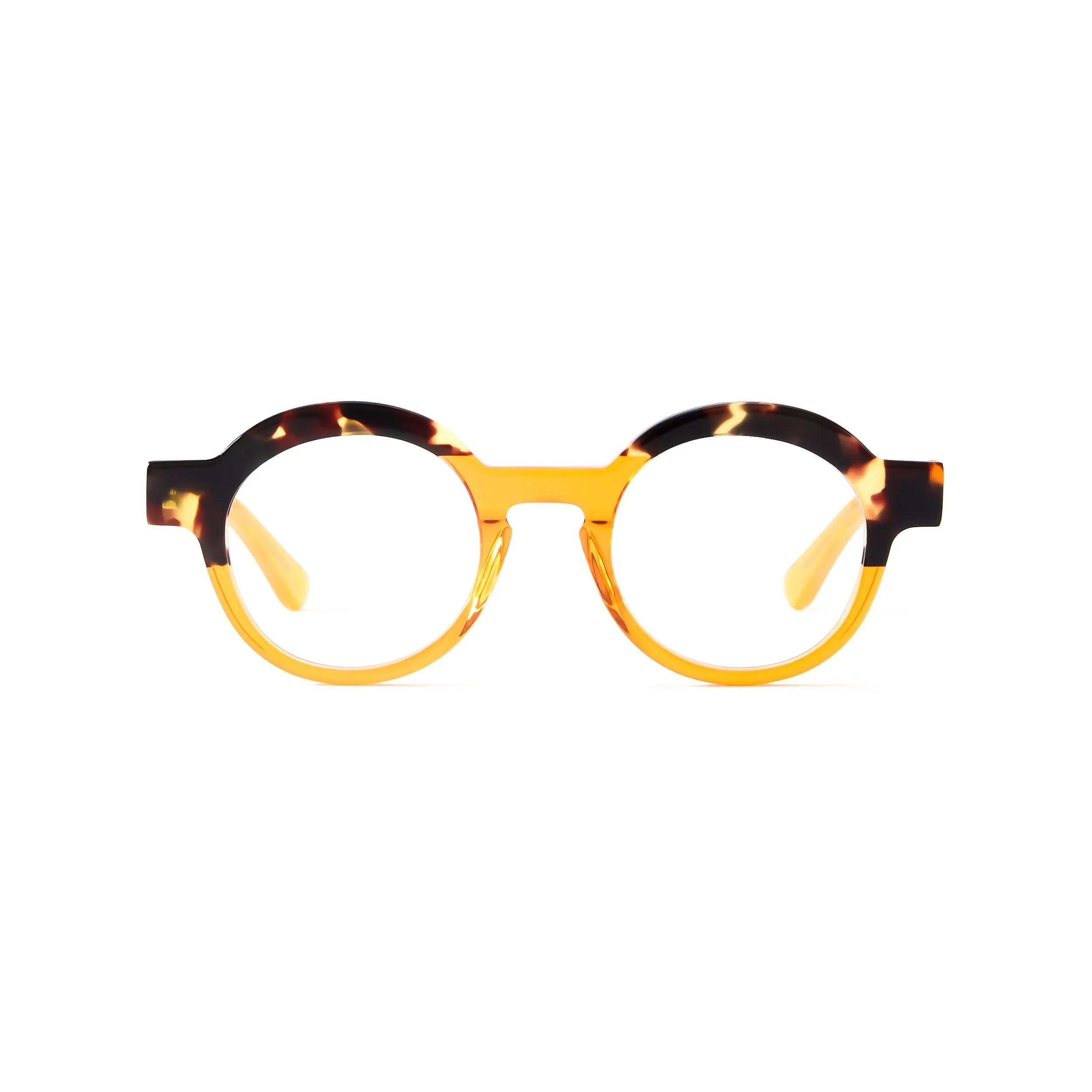 Charlotte Blue Light Orange & Tortoise