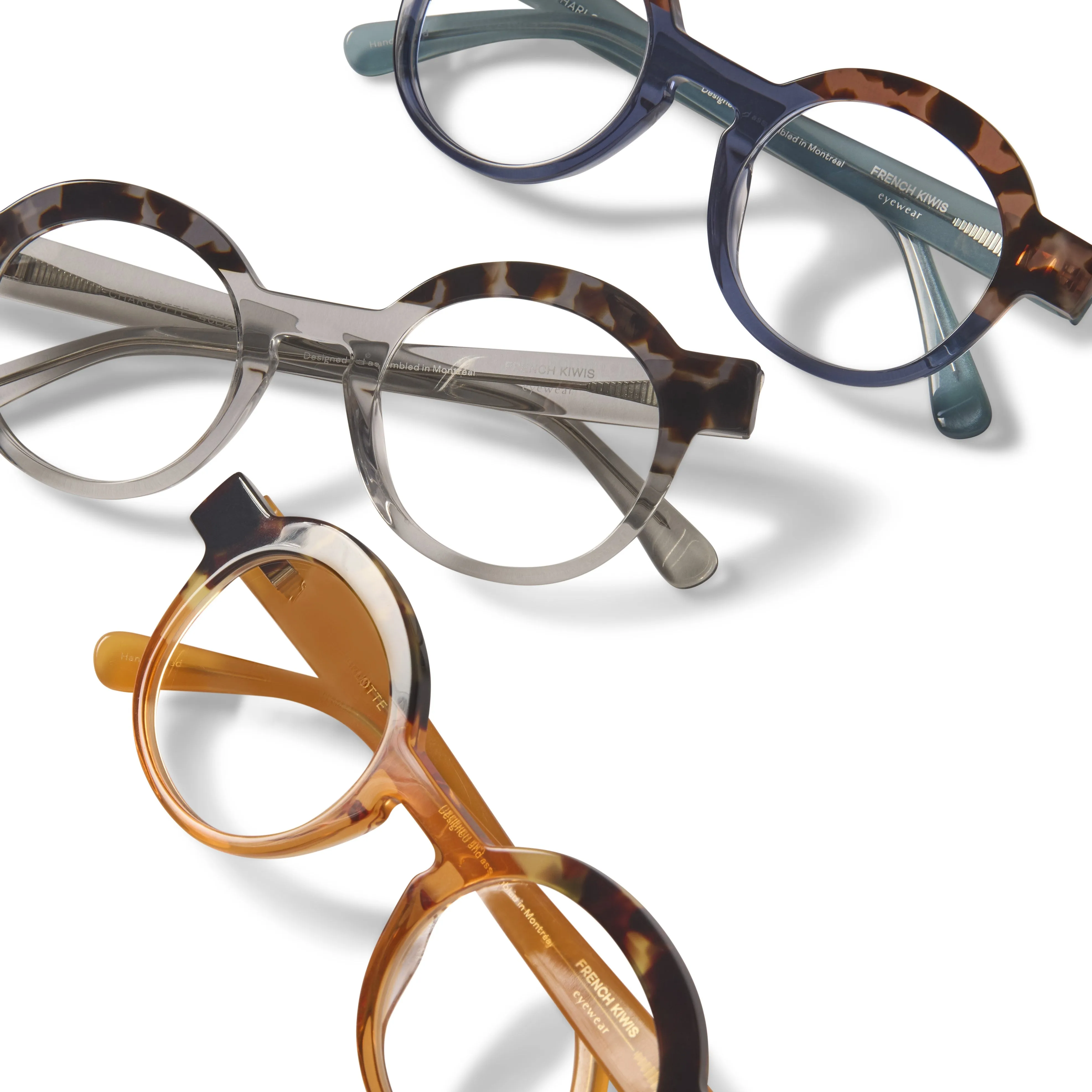 Charlotte Blue Light Orange & Tortoise