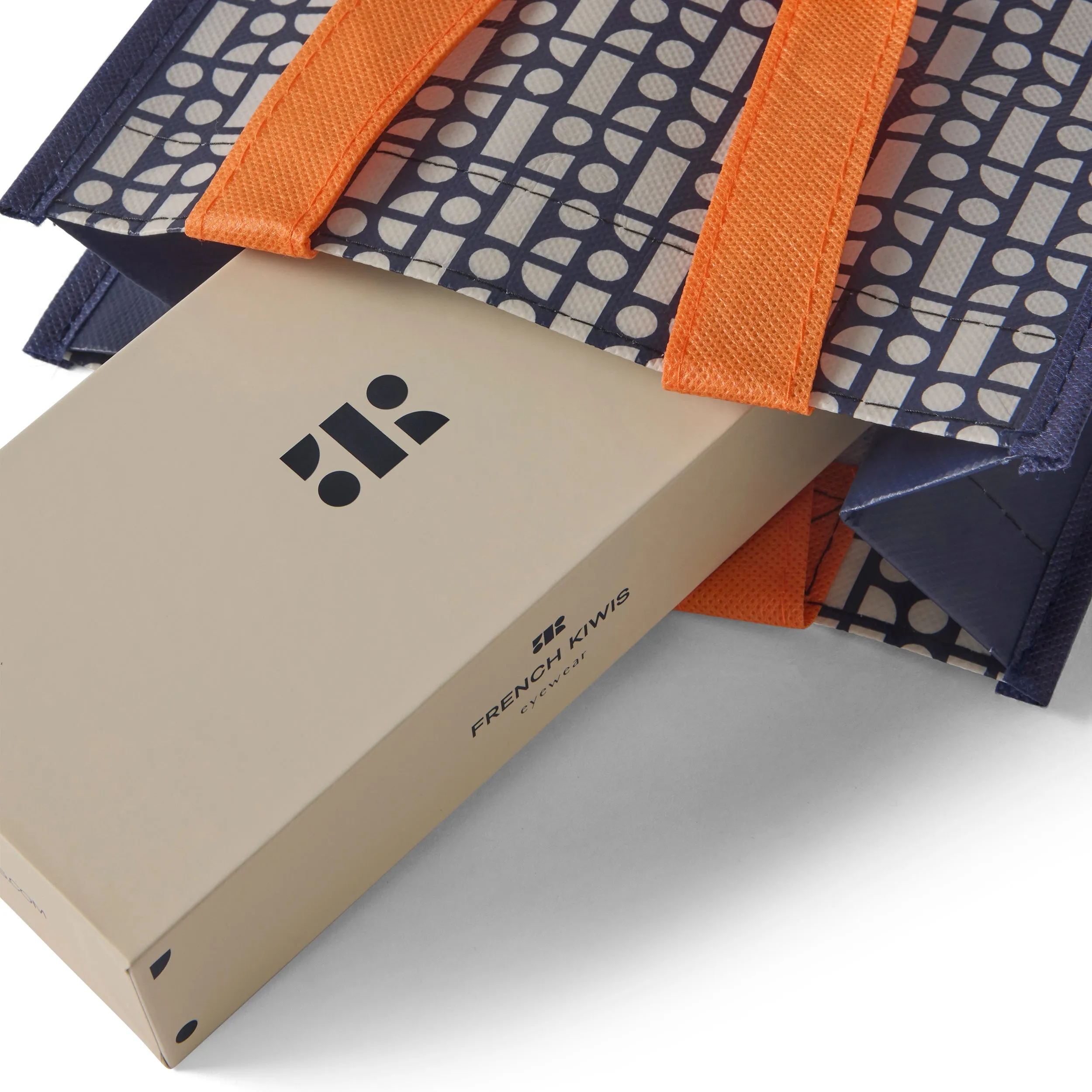 Charlotte Blue Light Orange & Tortoise