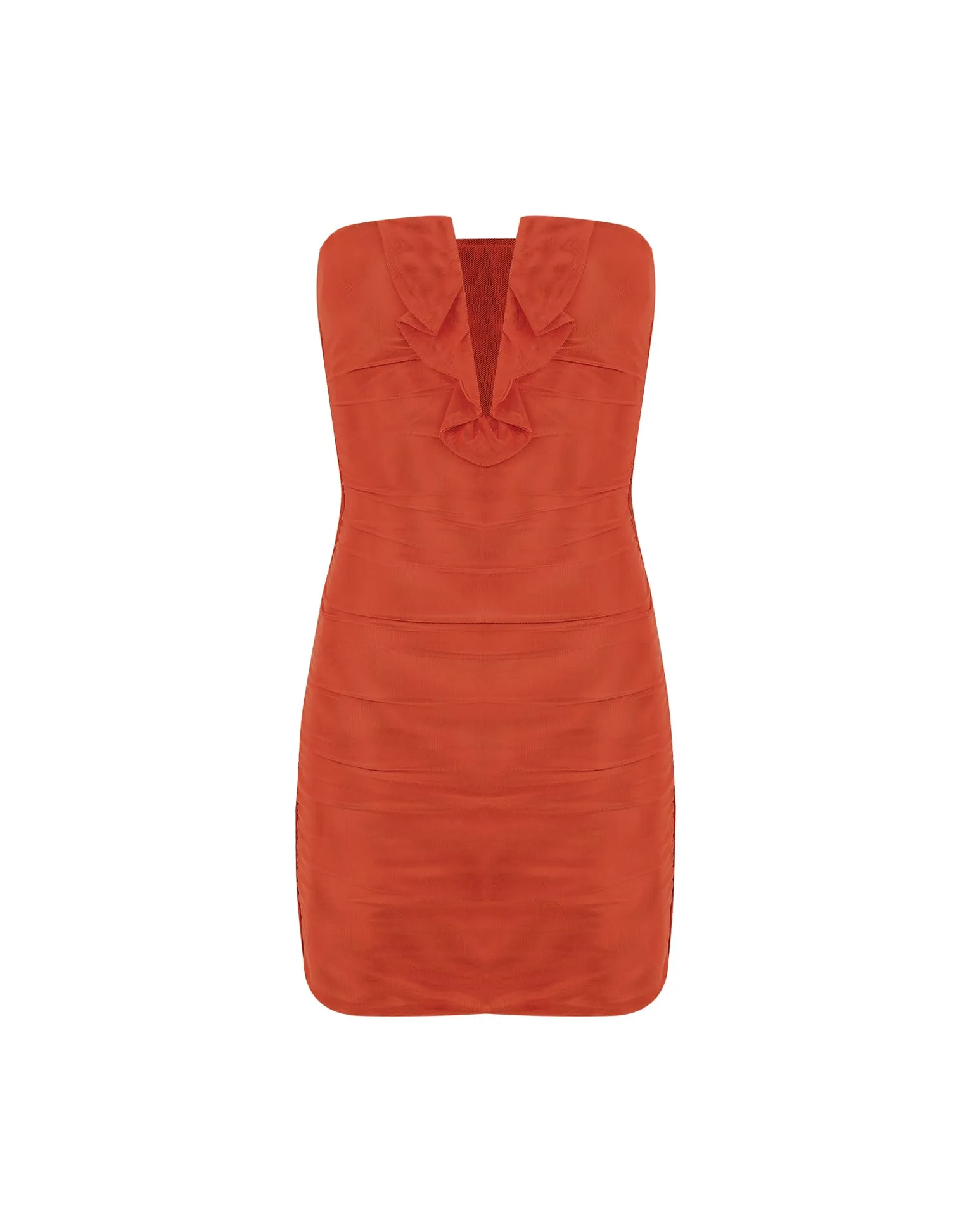 Chrissy Short Dress - Grapefruit
