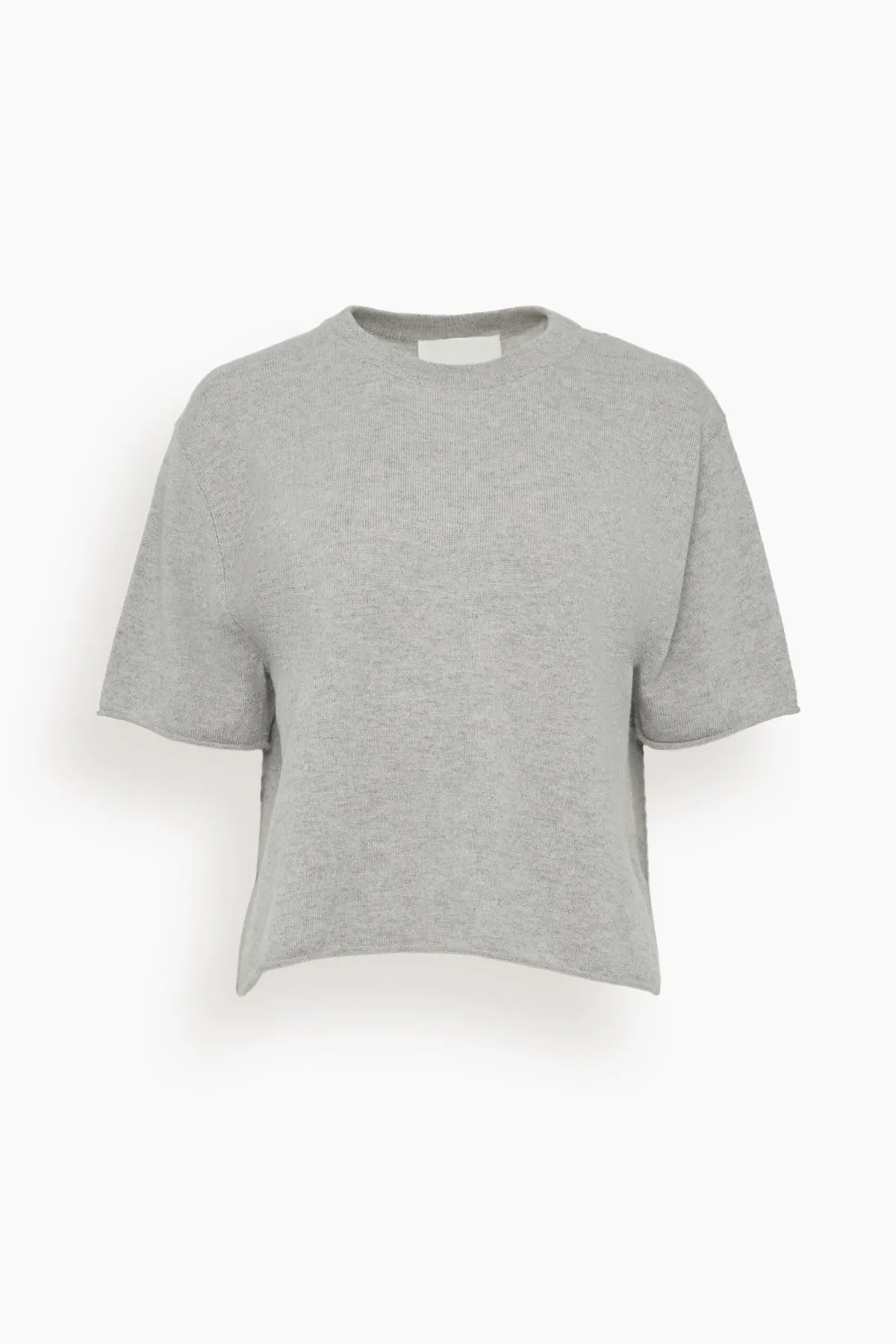 Cila Cashmere T-Shirt in Dove Grey