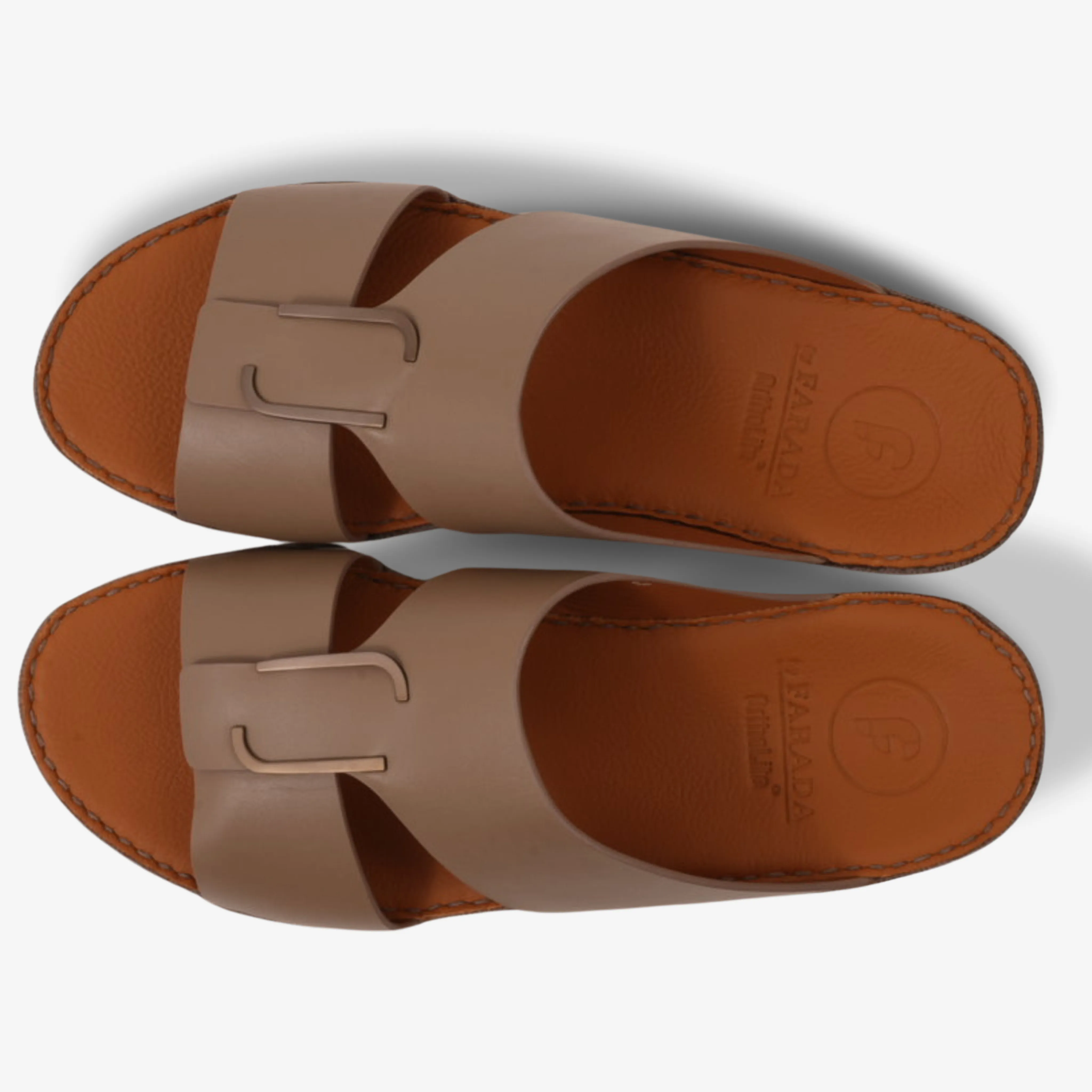 CLASSIC ARABIC NAPPA PUCCINI SANDALS TAUPE