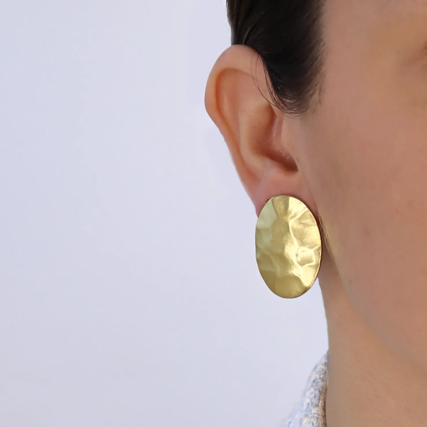 Dome Clip Earrings
