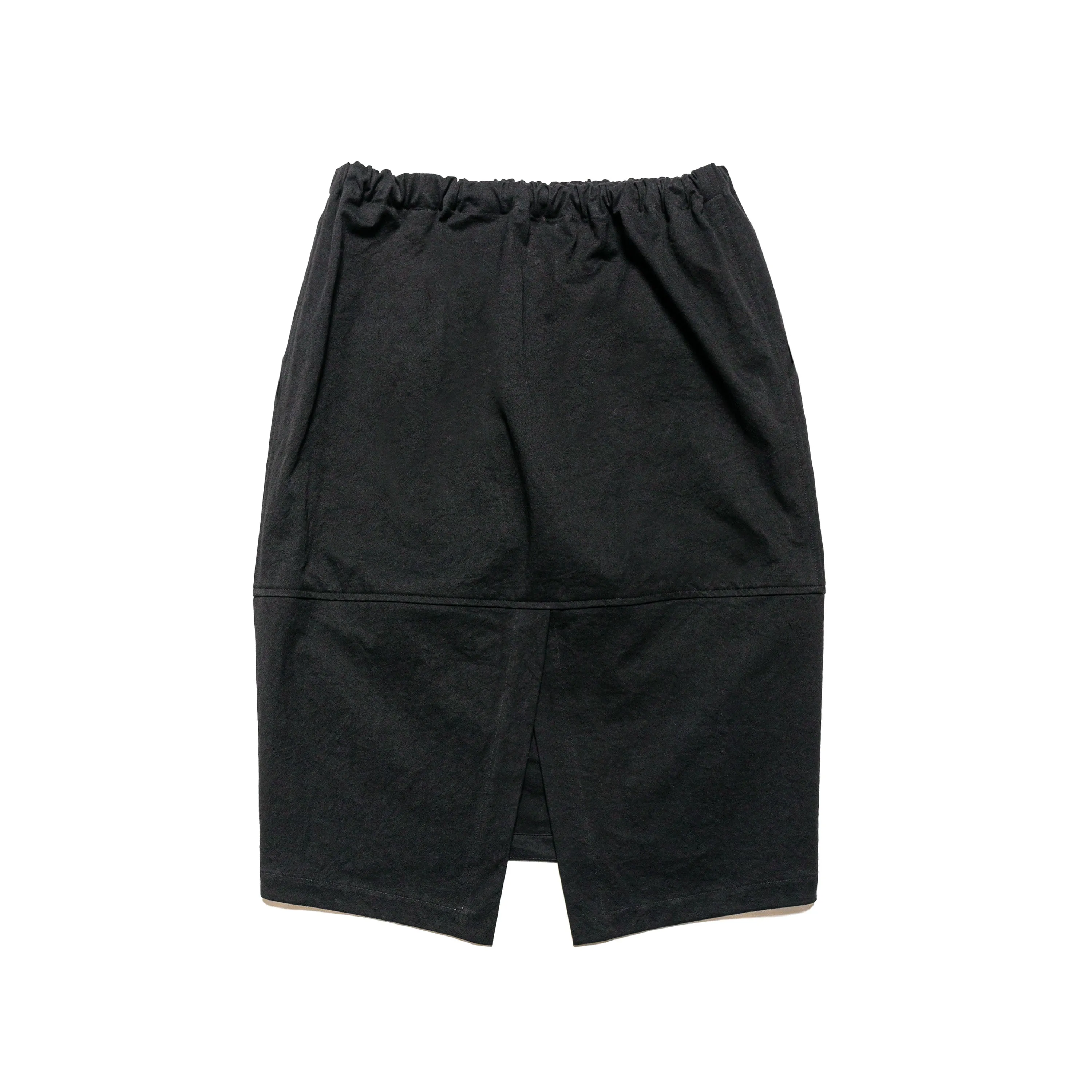 Easy Slip Skirt Washed Cotton Black - PREORDER