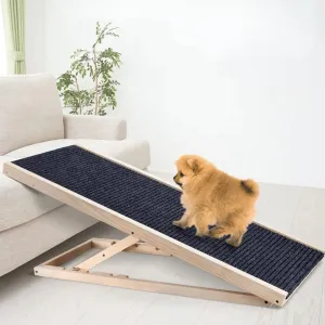 Easy-Storage Adjustable Wooden Dog Ramp