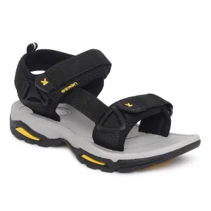 Eeken ESDG1051 Black Stylish Lightweight Dailywear Sports Sandals For Men