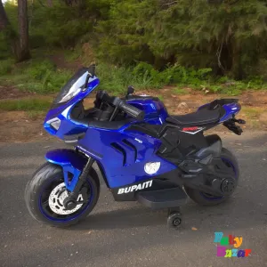 Electric Heavy Bike For Kids Blue Color