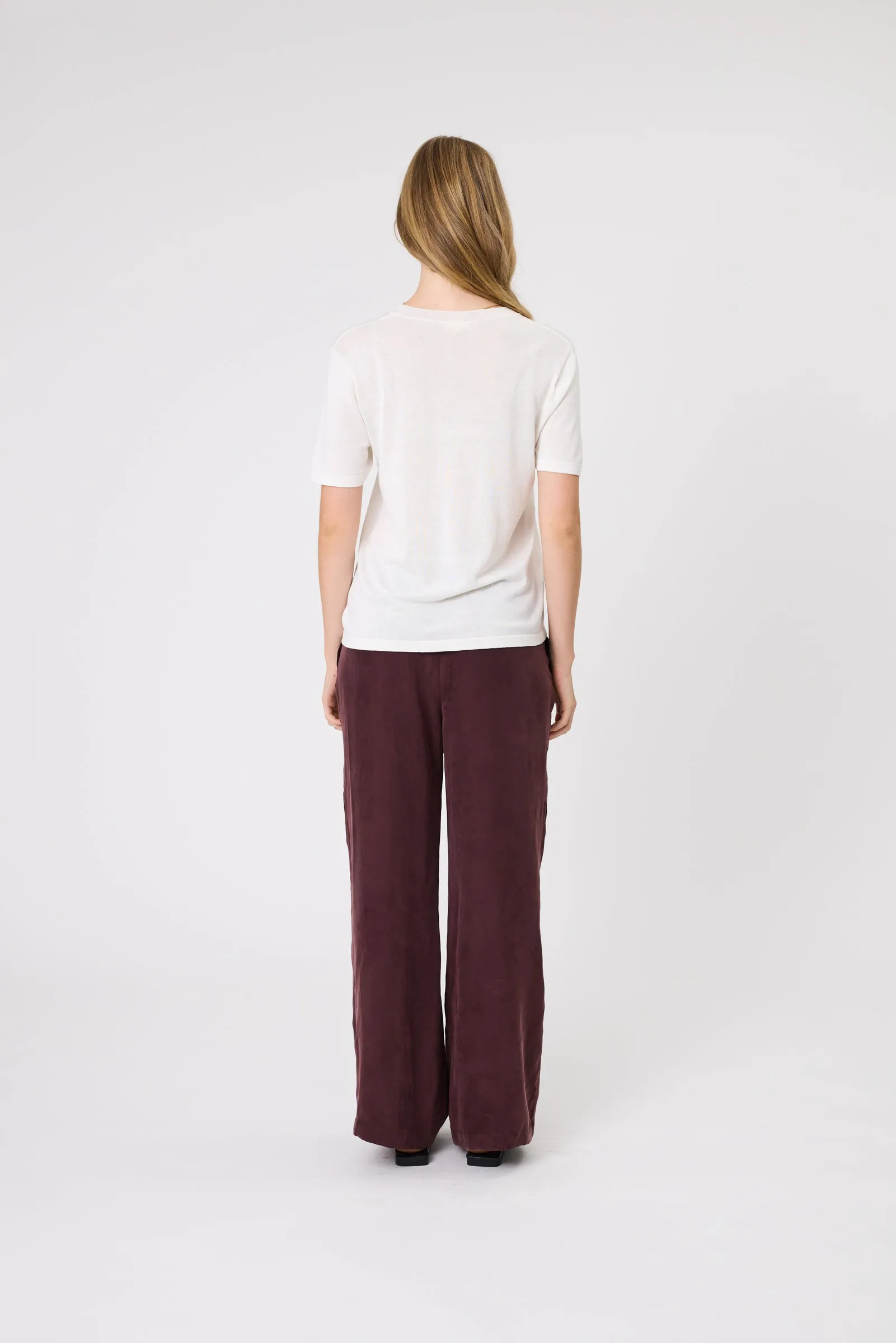 Encore Knit Tee - Ivory