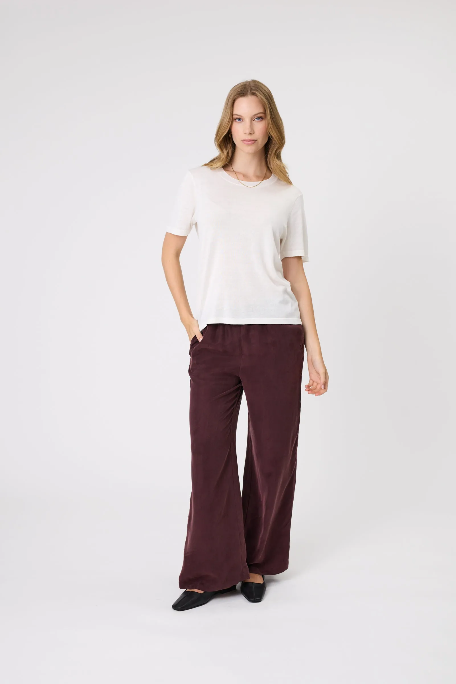 Encore Knit Tee - Ivory