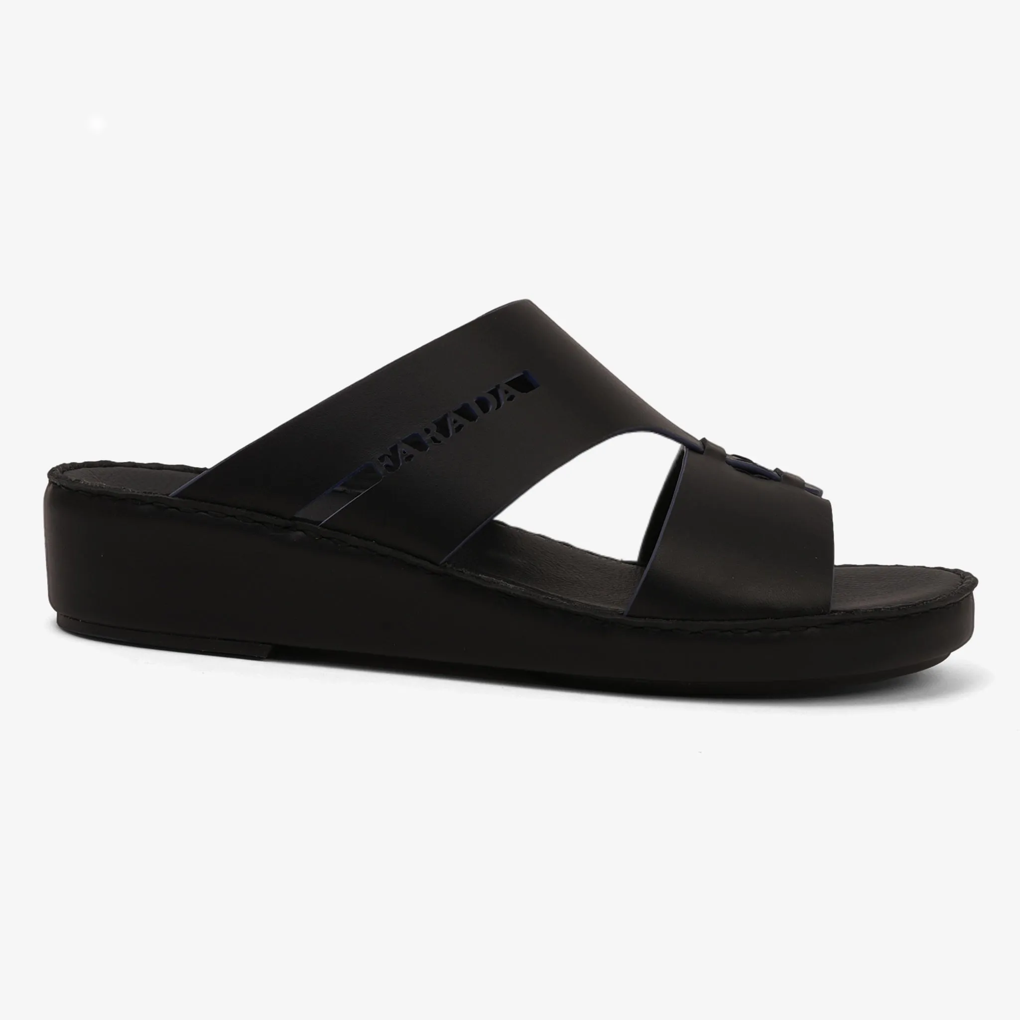 FARADA CLASSIC SLIDE FEATURING SIGNATURE LOGO PRINT BLACK