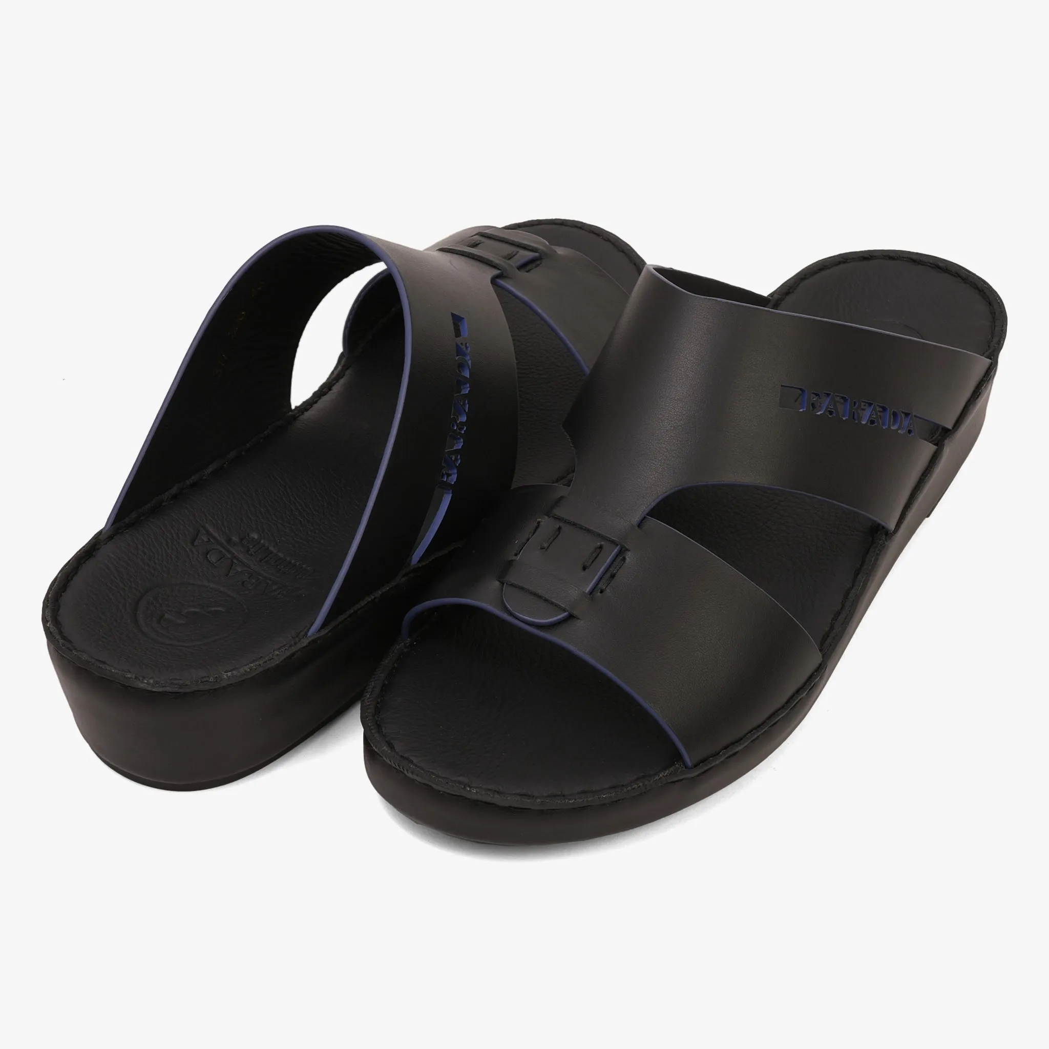 FARADA CLASSIC SLIDE FEATURING SIGNATURE LOGO PRINT BLACK