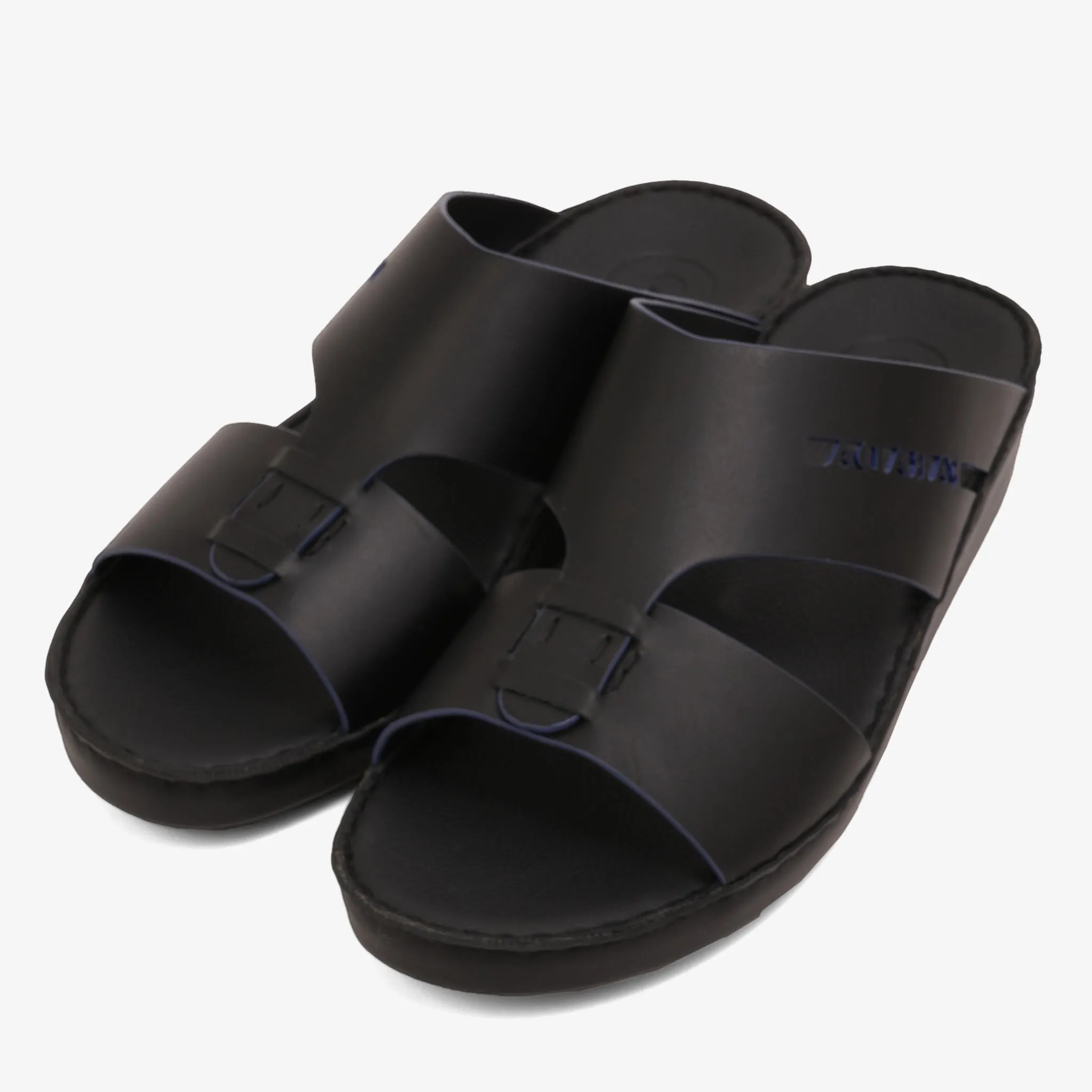 FARADA CLASSIC SLIDE FEATURING SIGNATURE LOGO PRINT BLACK