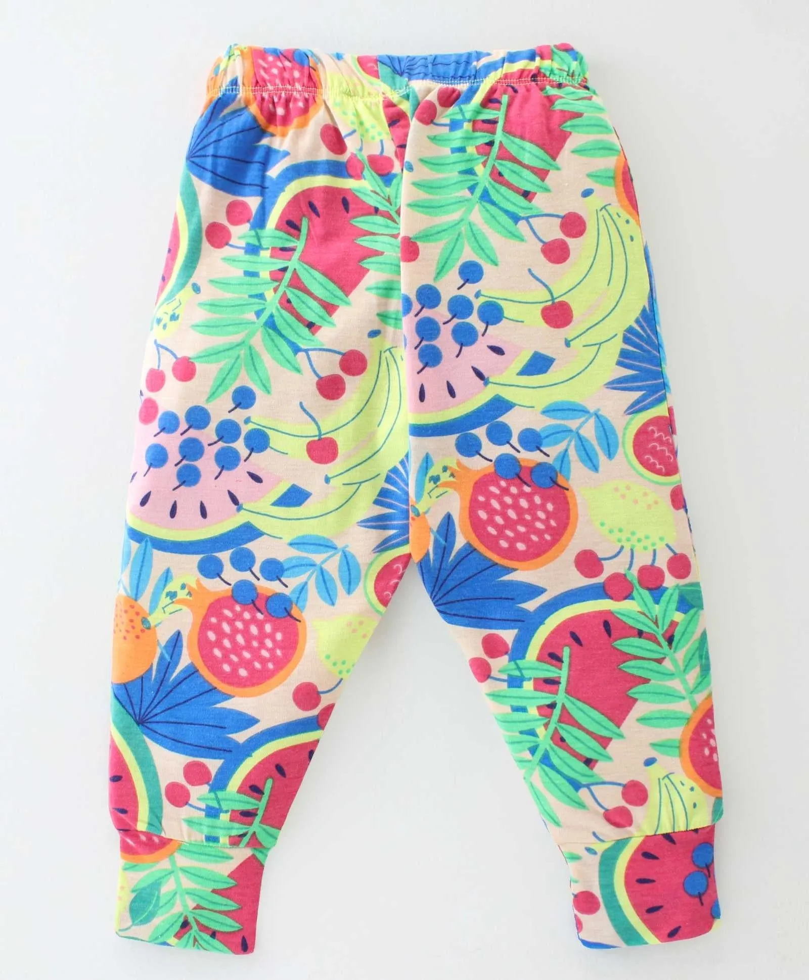Fruits with Frill Top Jogger Set