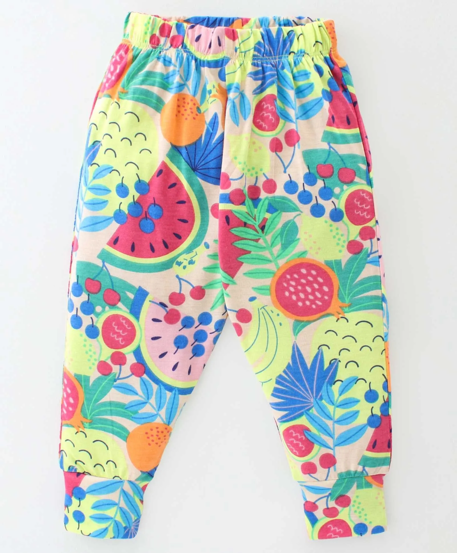 Fruits with Frill Top Jogger Set