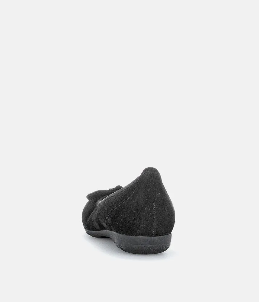 Gabor Plush Suede Ballet Flats