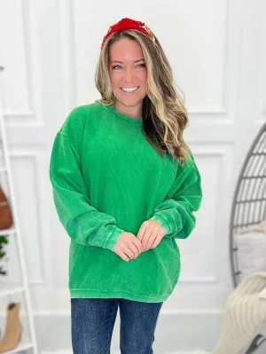 Gameday Corded Crewneck Sweatshirt - Final Sale