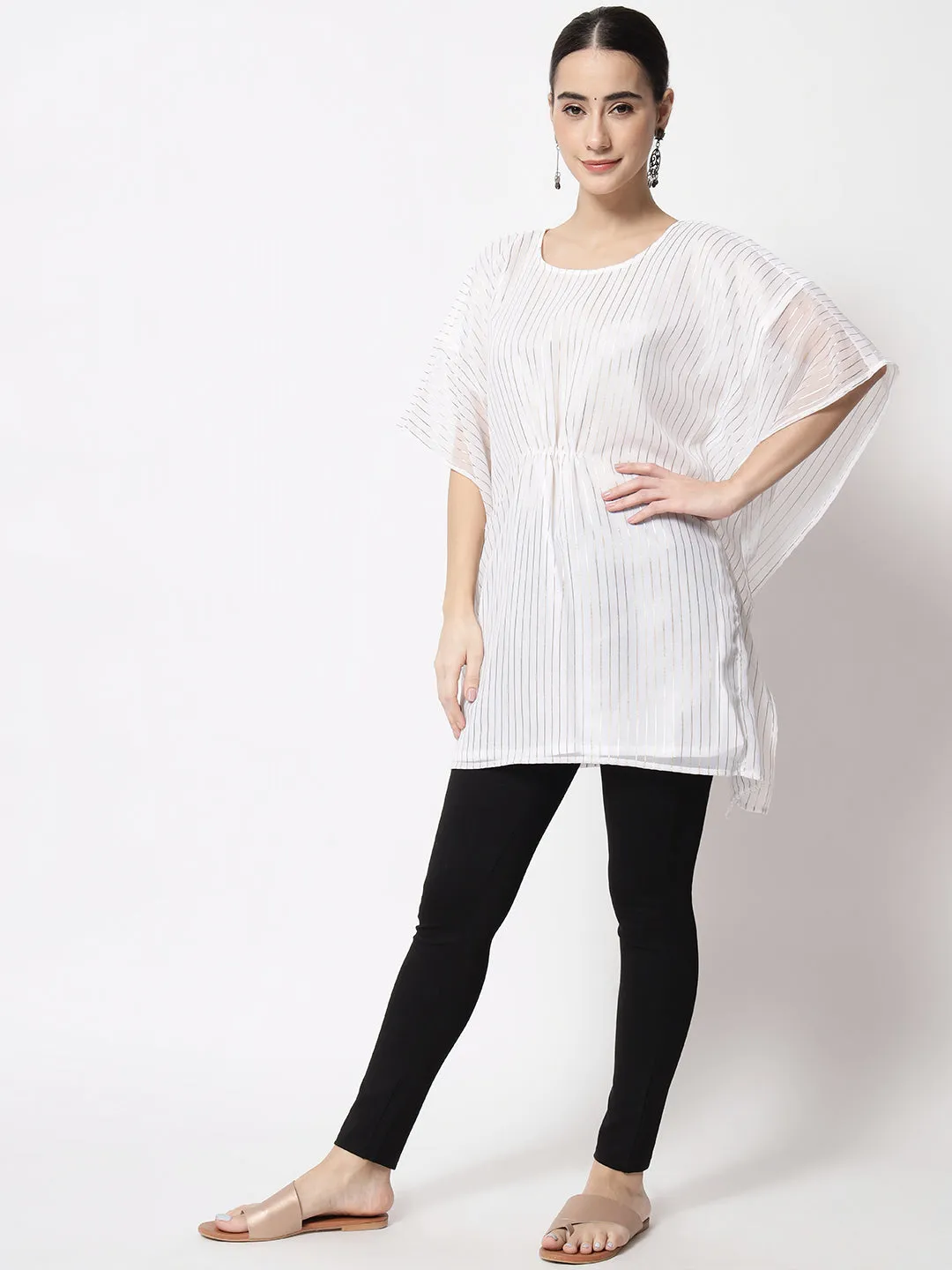Georgette Foil Printed Kaftan