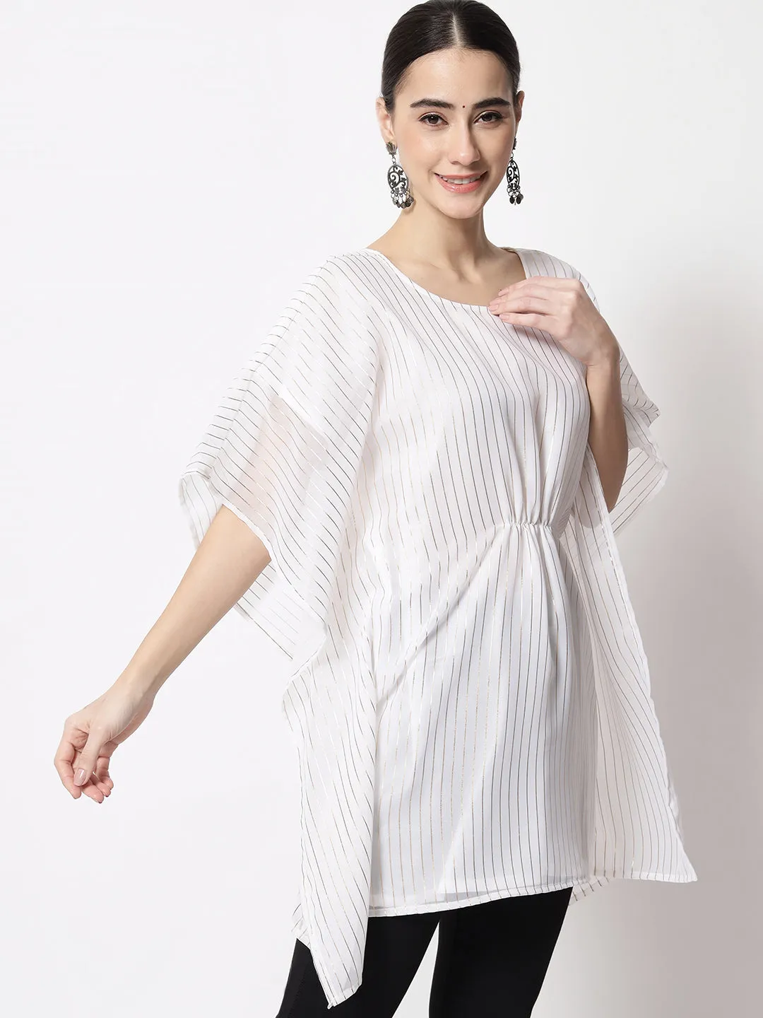 Georgette Foil Printed Kaftan