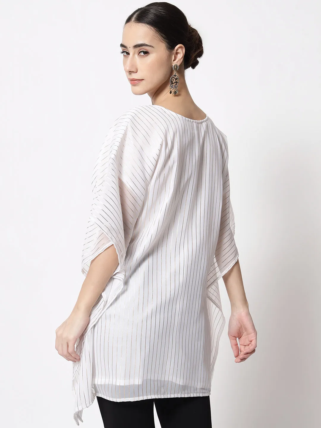 Georgette Foil Printed Kaftan