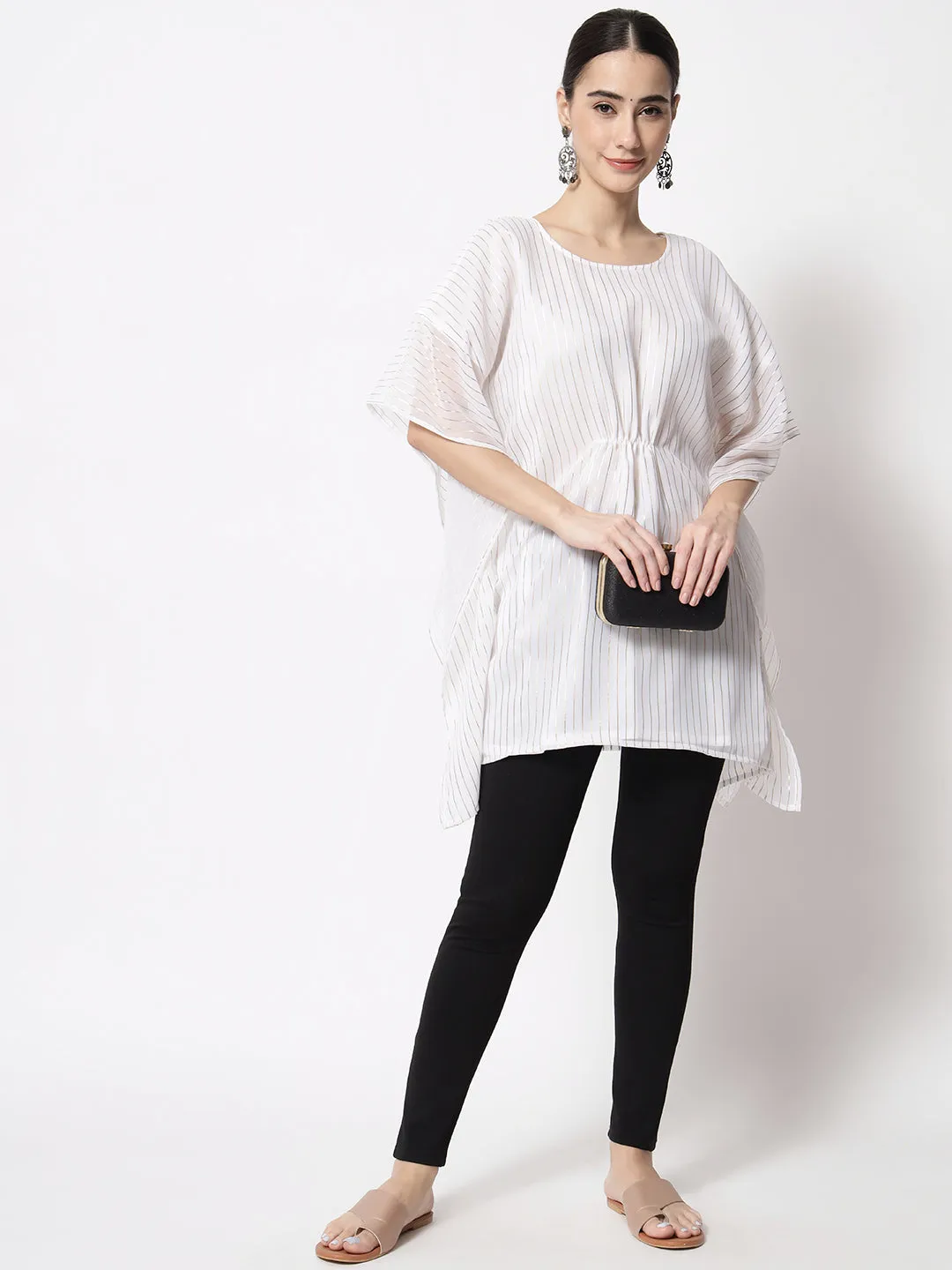 Georgette Foil Printed Kaftan