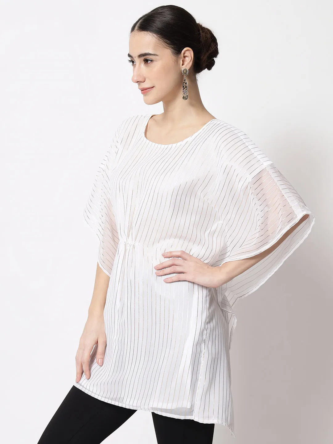 Georgette Foil Printed Kaftan