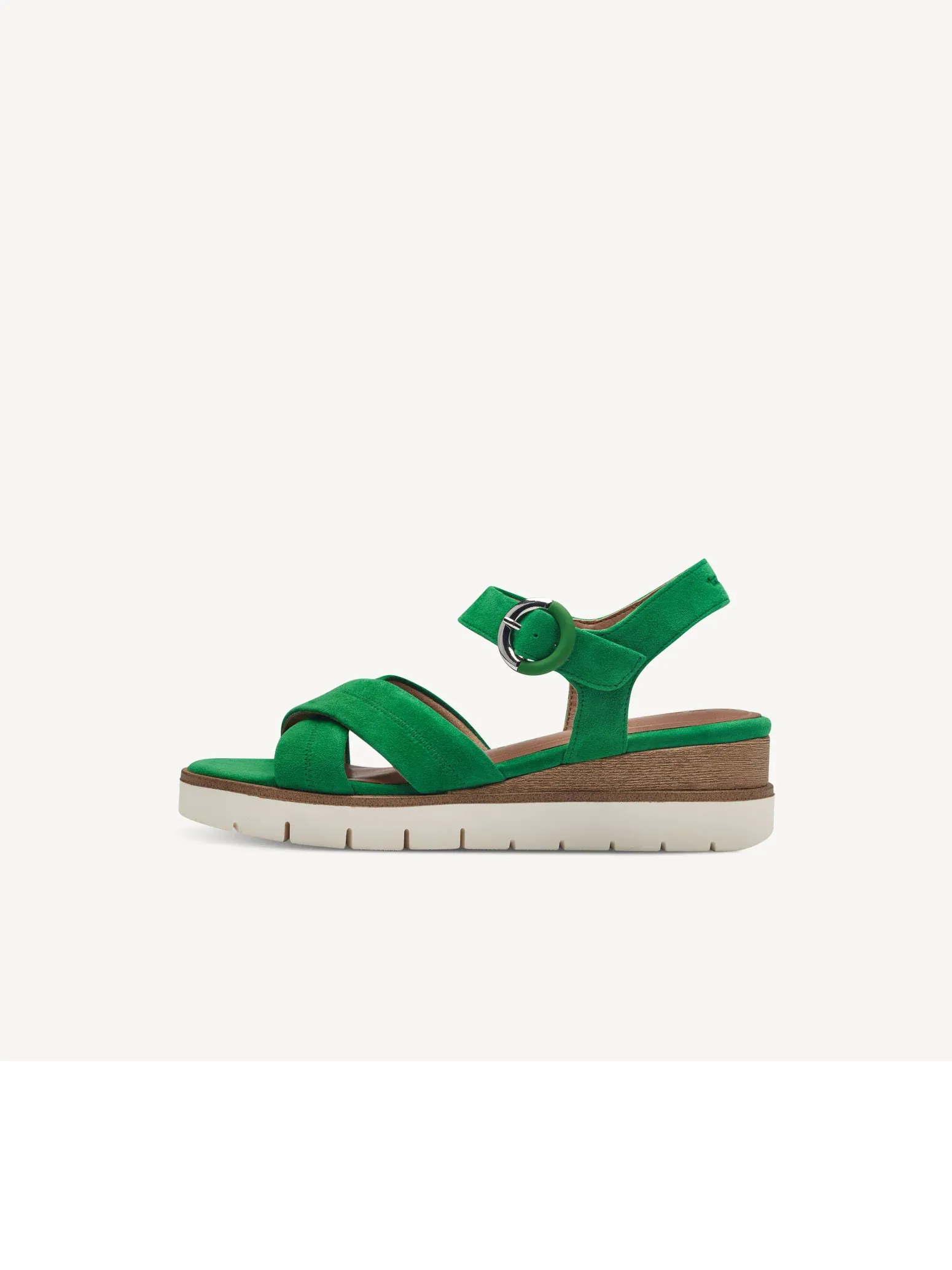 Green Suede Sandals