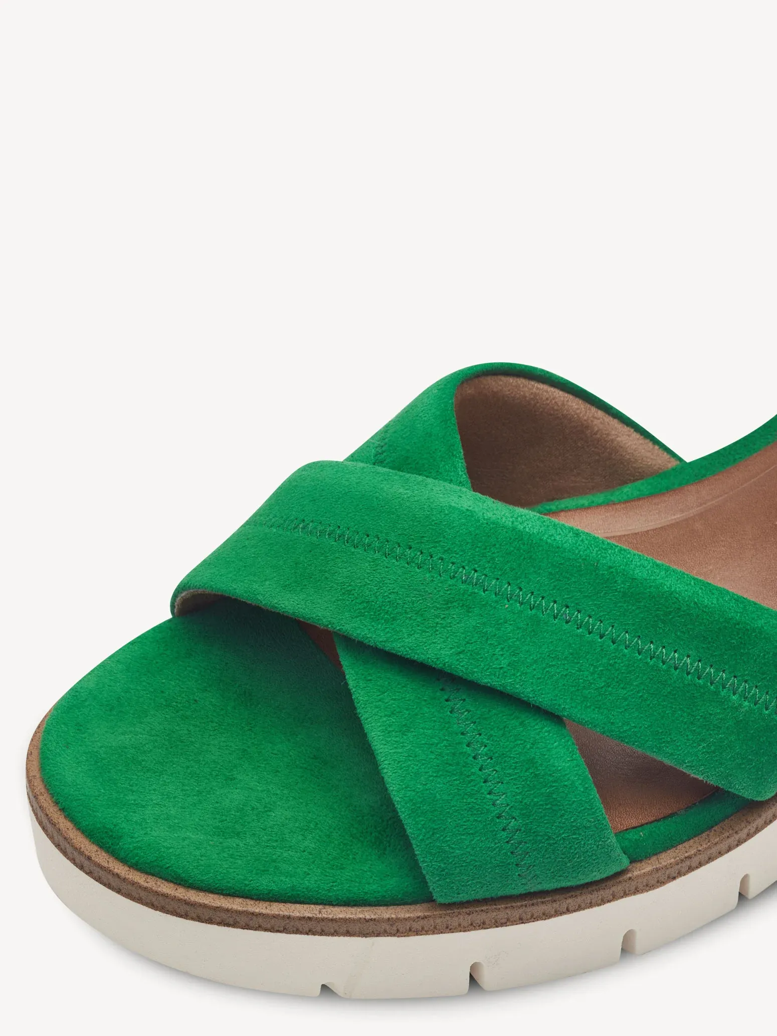 Green Suede Sandals