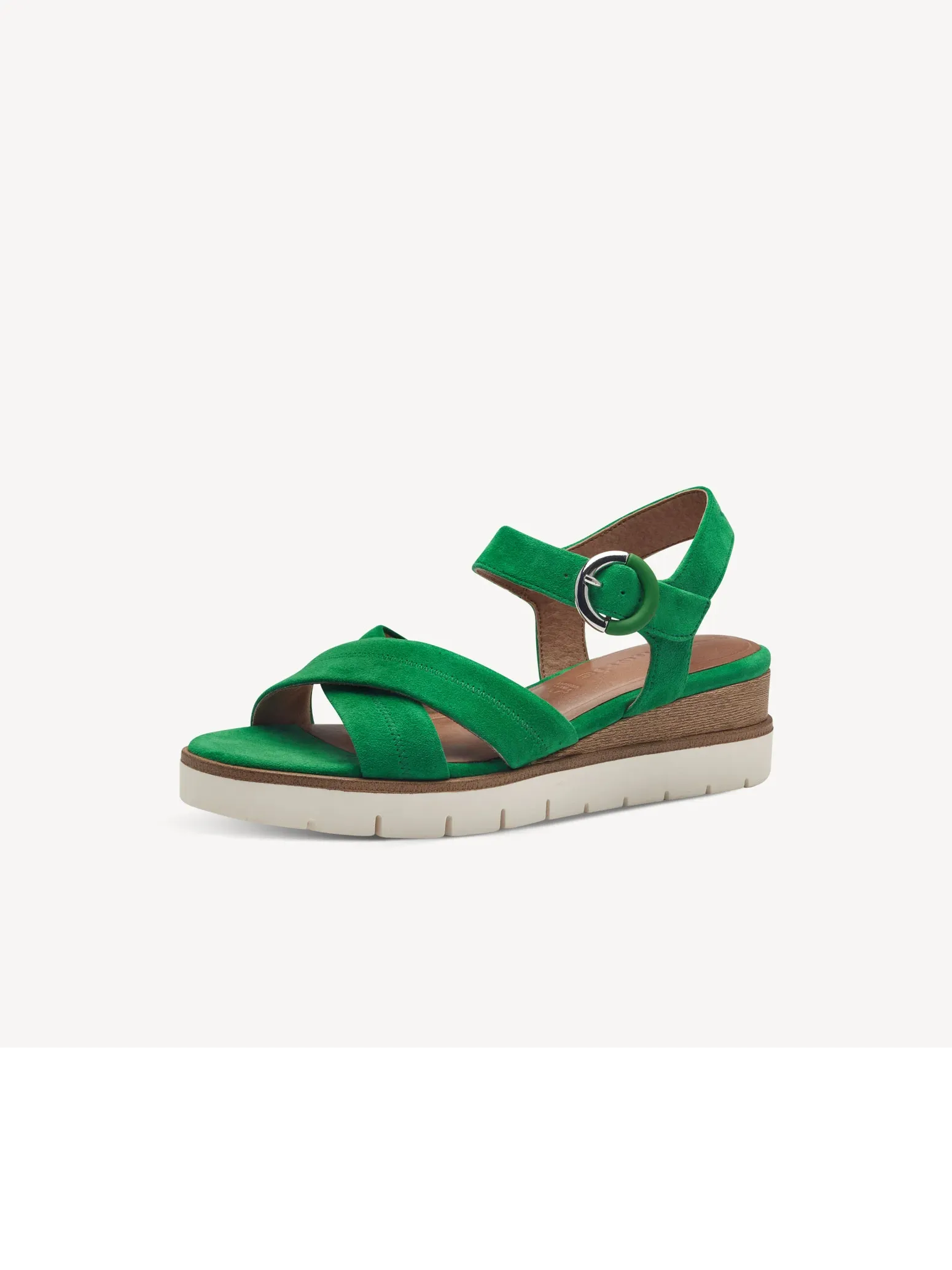 Green Suede Sandals