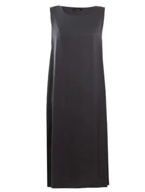 Grey Sleeveless Slip Dress